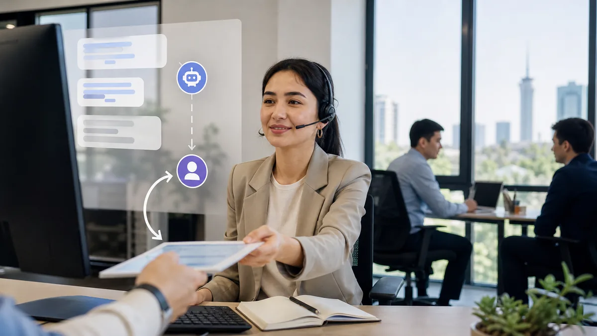AI dan operatorga uzatish: human handoff qoidalari